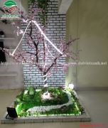 Cây giả phong cách hiện đại