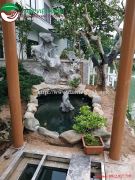 Tiểu cảnh hồ koi nhà chị Quỳnh - Bắc Ninh